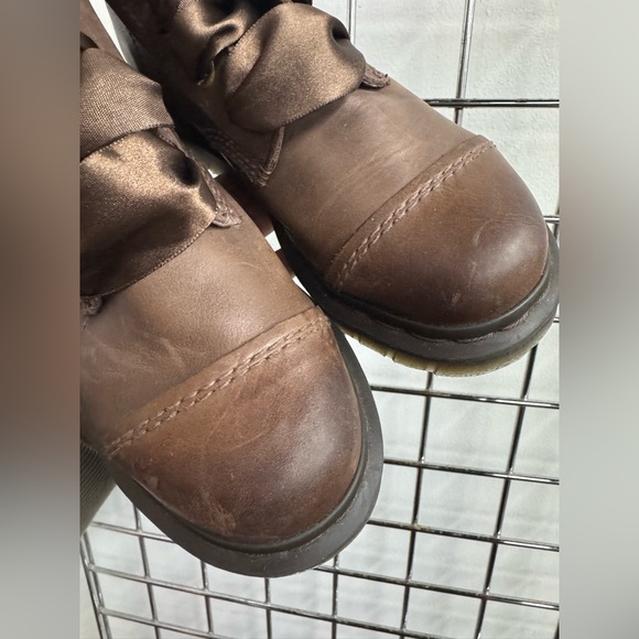 Doc Martens Dark Brown Womens Combat Boots Aimilita AW004 US6 EU 37 - Picture 13 of 13